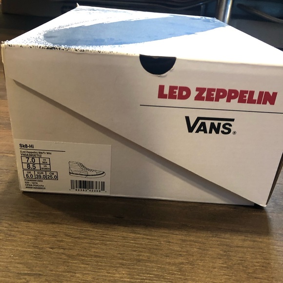 Led Zeppelin Vans Sk8-Hi’s - Picture 4 of 7